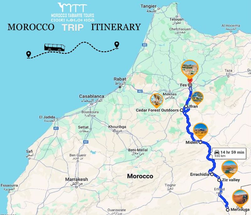Perfect 2-Day Morocco Itinerary: Fes to Merzouga Desert Tour
