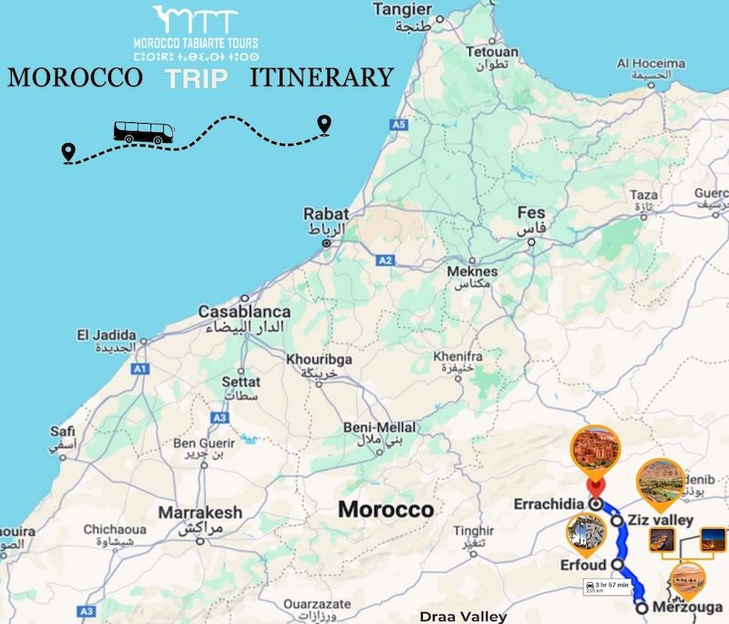 Ultimate 3-Day Morocco Tour Itinerary: Errachidia to Merzouga Desert