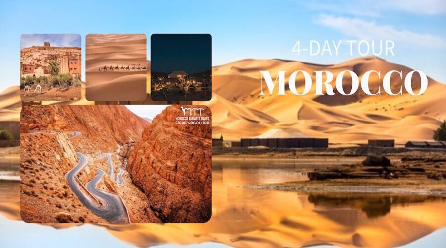 BEST 4 Days tour from Marrakech to Fes | Morocco Desert Trip
