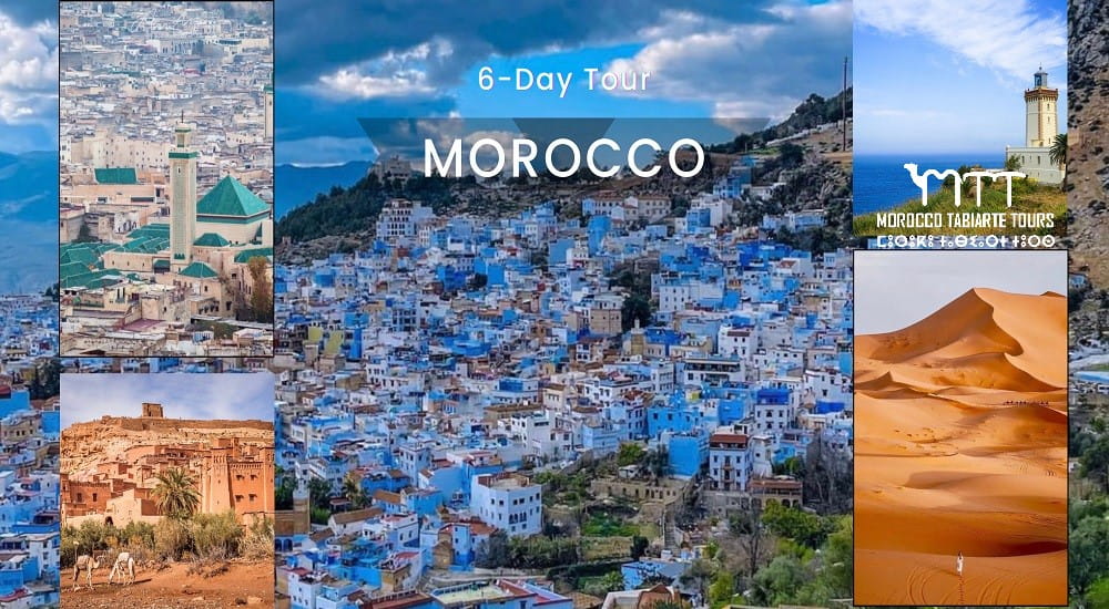 6 Days Morocco Private Tour Package from Tangier to Marrakech 2023/24/25