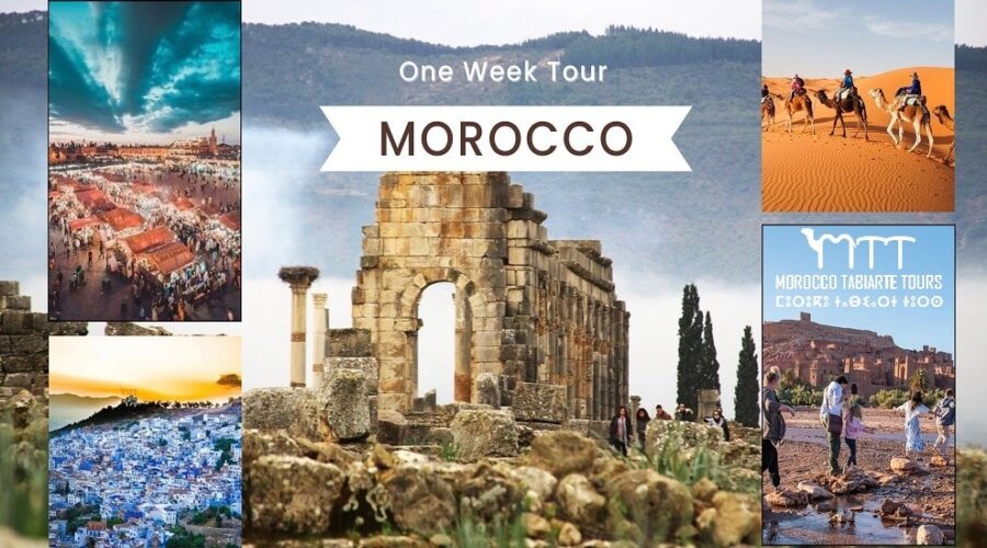 Best One week itinerary morocco - 7 days tour from Casablanca 2024/25/26