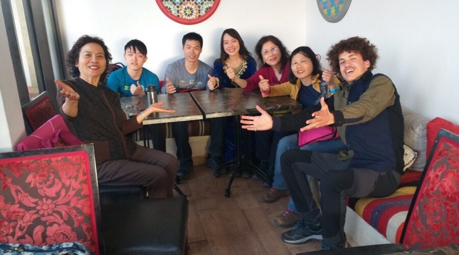 Morocco Tabiarte Tours guides with customers
