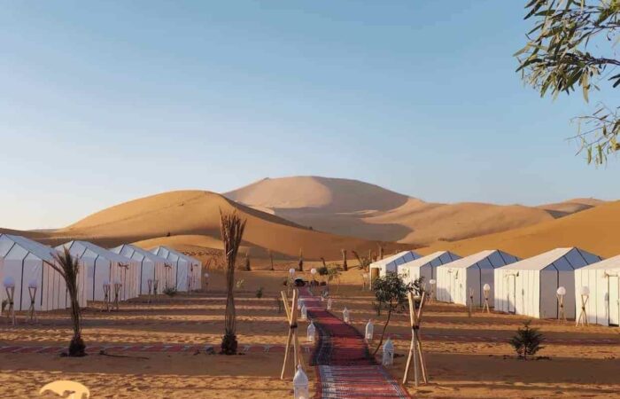 Luxury camp in the Sahara desert of Merzouga, Morocco 2022/23