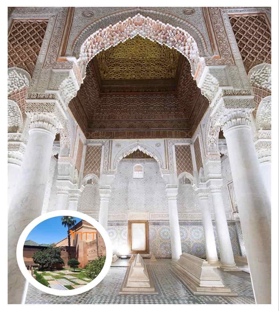 Top-Rated Attractions in Marrakech from Saadian tombs